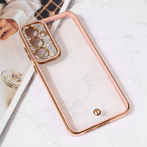 Maska / futrola Cirkon Camera za Samsung A556 Galaxy A55 5G roze.