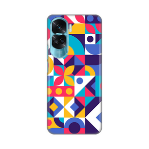 Silikonska maska / futrola print ultra tanka za Huawei Honor 90 Lite Colorful Mosaic.