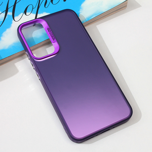 Maska / futrola providna za Samsung Galaxy A34 5G 5G ljubicasta.