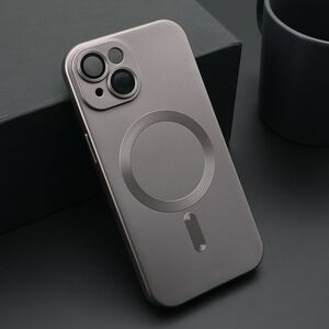 Maska / futrola ELEGANT MAGSAFE za iPhone 15 siva (MS).