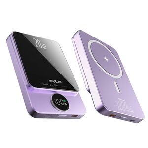 Back Up Baterija MagSafe Moxom MX-PB110 LED PD20W 5000mAh ljubicasti (MS).