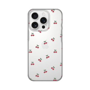 Silikonska maska / futrola print ultra tanka za iPhone 16 Pro Little Cherry.