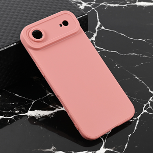 Silikonska maska / futrola Teracell Giulietta za iPhone 17 Air mat tamno roze.