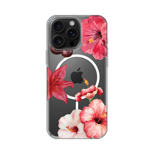 Maska / futrola print Magsafe za iPhone 16 Pro Max 6.9 Hibiscus.