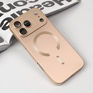 Maska / futrola Magsafe Chrome za iPhone 17 Pro Max 6.9 zlatna.