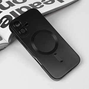 Maska / futrola Magsafe Chrome za iPhone 17 6.3 crna.