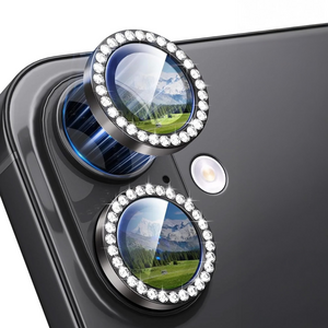 Zastita za kameru Diamond za iPhone 17 crna.