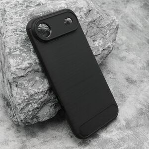 Silikonska maska / futrola BRUSHED za iPhone 17 Air crna (MS).