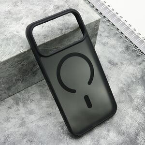 Maska / futrola SILKY MagSafe mat za iphone 17 Pro Max (6.9) crna (MS).