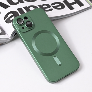 Maska / futrola Magsafe Chrome za iPhone 15 6.1 zelena.