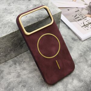 Maska / futrola LUX ultra tanka MagSafe za iPhone 17 Pro Max (6.9) bordo (MS).