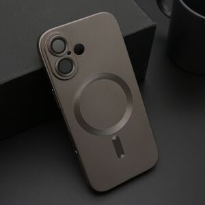Maska / futrola ELEGANT MAGSAFE za iPhone 17 siva (MS).