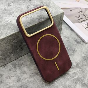 Maska / futrola LUX ultra tanka MagSafe za iPhone 17 Pro bordo (MS).