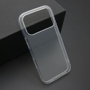 Silikonska maska / futrola ultra tanka PROTECT silikon za iPhone 17 Pro providna (bela) (MS).