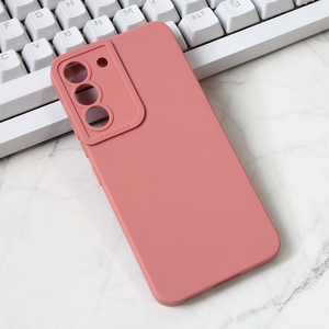 Maska / futrola Silikon Pro Camera za Samsung Galaxy S22 roze.