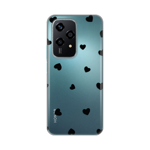 Silikonska maska / futrola print ultra tanka za Huawei Honor 200 Lite Hearts.