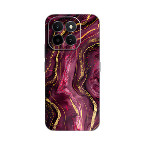 Silikonska maska / futrola print za Huawei Honor X6c Burgundy.