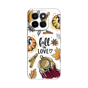 Silikonska maska / futrola print za Huawei Honor X6c Fall in Love.