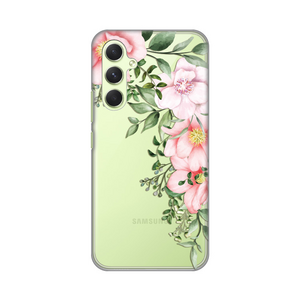 Silikonska maska / futrola print ultra tanka za Samsung A546B Galaxy A54 5G Gentle Rose Pattern.