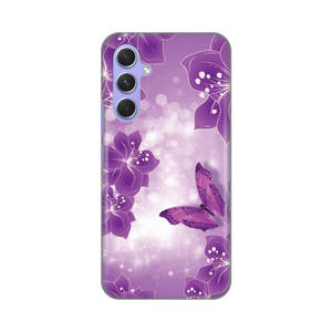 Silikonska maska / futrola print za Samsung A546B Galaxy A54 5G Butterfly And Flowers.