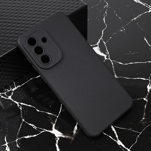 Silikonska maska / futrola Teracell Giulietta za Samsung A566 Galaxy A56 5G mat crna.