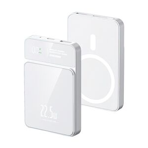 Back Up Baterija MagSafe M50 15W PD 20W+22.5W Fast 5000mAh beli (MS).