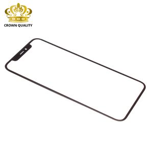 Staklo touchscreen-a za Iphone XS + OCA stiker (Crown Quality) crni (MS).