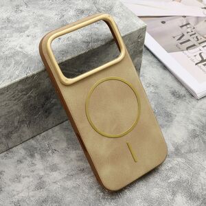 Maska / futrola LUX ultra tanka MagSafe za iPhone 17 Pro krem (MS).