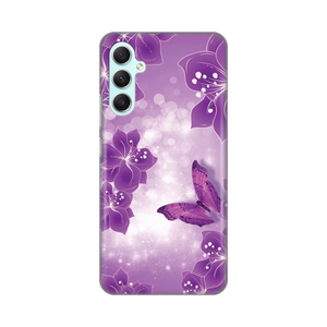 Silikonska maska / futrola print za Samsung Galaxy A34 5G 5G Butterfly And Flowers.