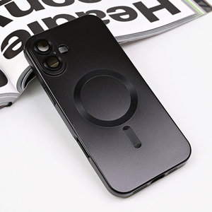 Maska / futrola Magsafe Chrome za iPhone 16 Plus 6.7 crna.