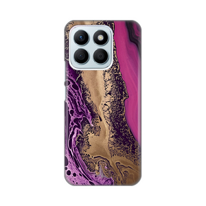 Silikonska maska / futrola print za Huawei Honor X8b Purple Gold Marble.