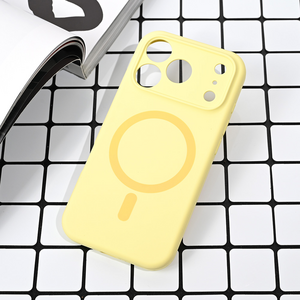 Maska / futrola Magsafe Pure color za iPhone 17 Pro zuta.