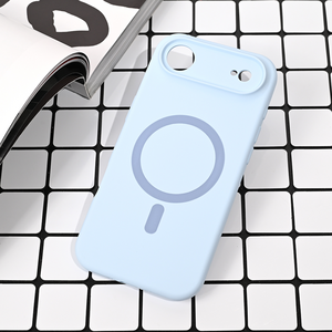 Maska / futrola Magsafe Pure color za iPhone 17 Air svetlo plava.