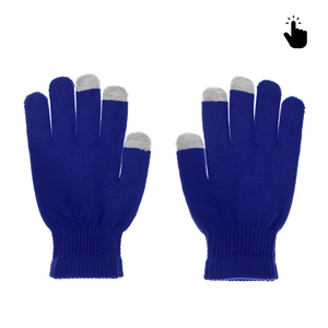 Rukavice za touch screen RY M (22cm) tamno plave.