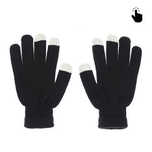 Rukavice za touch screen RY M (22cm) crno bele.