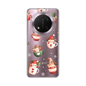 Silikonska maska / futrola print za Huawei Honor Magic 7 lite Ho Ho Ho.