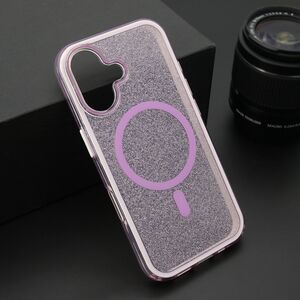 Maska / futrola CRYSTAL MagSafe za iPhone 16 (6.1) ljubicasta (MS).