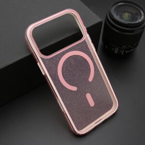 Maska / futrola CRYSTAL MagSafe za iPhone 17 Pro Max (6.9) roze (MS).