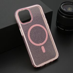 Maska / futrola CRYSTAL MagSafe za iPhone 14 (6.1) roze (MS).