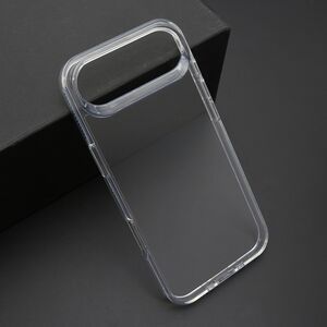 Maska / futrola COLOR frame za iPhone 17 Air srebrna (providna) (MS).