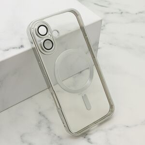 Maska / futrola CAMERA PROTECT MagSafe za iPhone 16 (6.1) srebrna (MS).