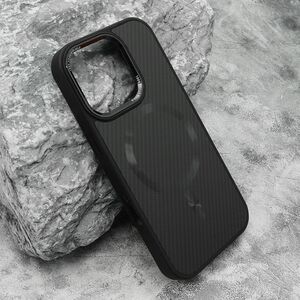 Maska / futrola CARBON MagSafe za iPhone 16 Pro (6.3) crna (big camera) (MS).