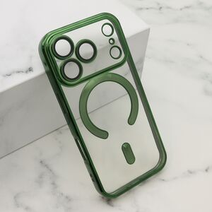 Maska / futrola CAMERA PROTECT MAGSAFE II za iPhone 17 Pro zelena (MS).