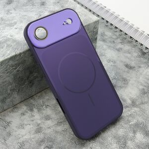 Maska / futrola COLOR METAL MagSafe II za iPhone 17 Air ljubicasta (MS).