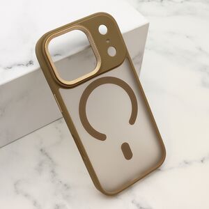 Maska / futrola SILKY MagSafe II za iPhone 17 Pro zlatna (MS).