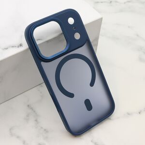 Maska / futrola SILKY MagSafe II za iPhone 17 Pro plava (MS).