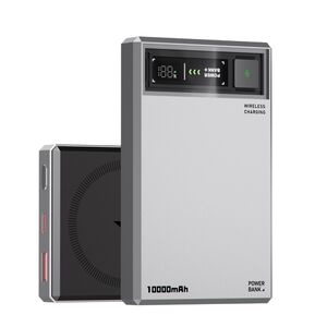 Back Up Baterija Moxom MX-PB178 Meteorite Magsafe QC22.5W+15W magnetic fast 10000mAh sivi (MS).