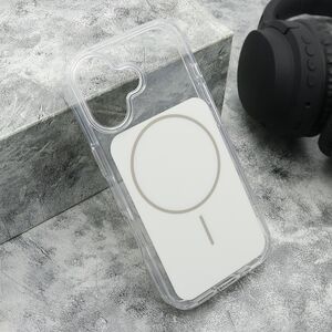 Maska / futrola AMBER SHINE MagSafe za iPhone 17 bela (MS).