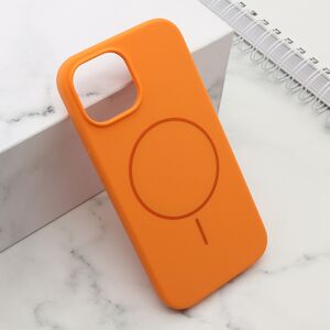 Maska / futrola FLEX MagSafe za iPhone 15 narandzasta (MS).