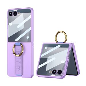 Maska / futrola STRAP RING CASE za Samsung F751B Galaxy Z Flip 7 5G ljubicasta (GKK case) (MS).